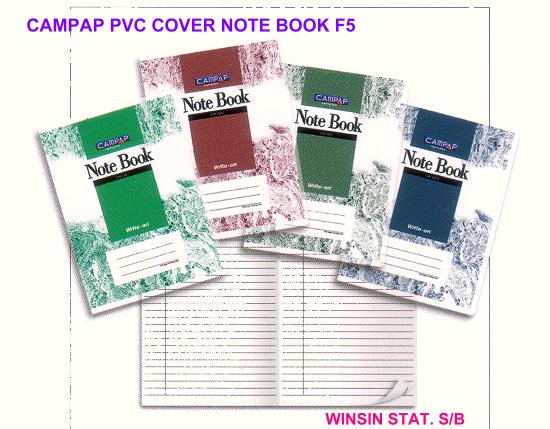 WRITE-ON PVC NOTE BOOK F5160 pages