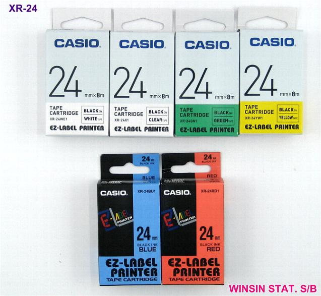 CASIO EZ-LABEL TAPE CARTRIDGE 24mm x 8m
