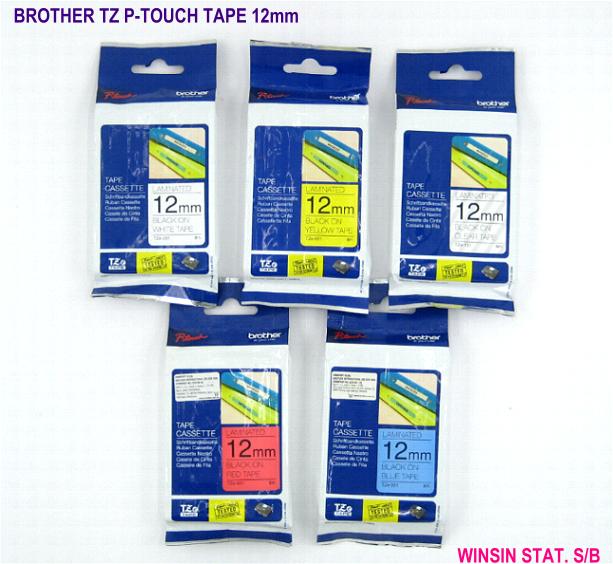 BROTHER TZ P-TOUCH TAPE 12mm x 8m