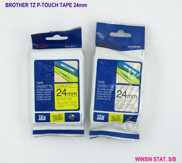 BROTHER TZ P-TOUCH TAPE 24mm x 8m
