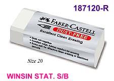 FABER-CASTELL DUST-FREE ERASER (LARGE) 64 x 22 x13mm
