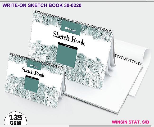 WRITE-ON SKETCH BOOK 15 sheets B5 CW-2206 <10-160>
