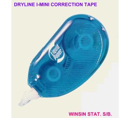 PAPERMATE DRYLINE I-MINI CORRECTION TAPE 6m PURPLE X 2