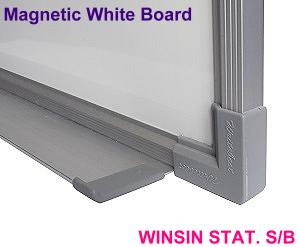MAGNETIC WHITE BOARD 3 X 6 FEET (90 X 180)cm