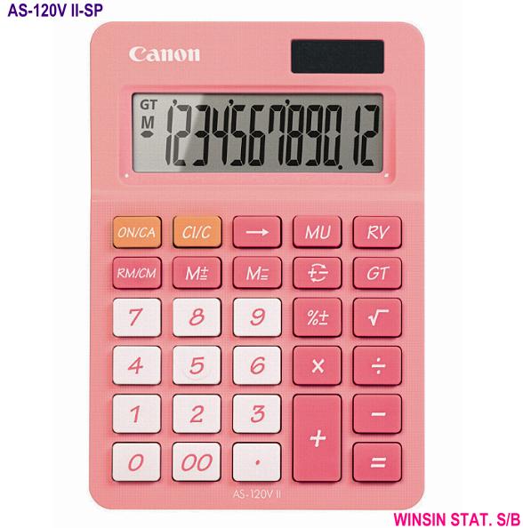 CANON DESKTOP CALCULATOR 12 digit ARC DESIGN Strawberry Pink <10-40>