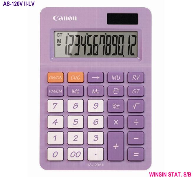 CANON DESKTOP CALCULATOR 12 digit ARC DESIGN Lavender <10-40>